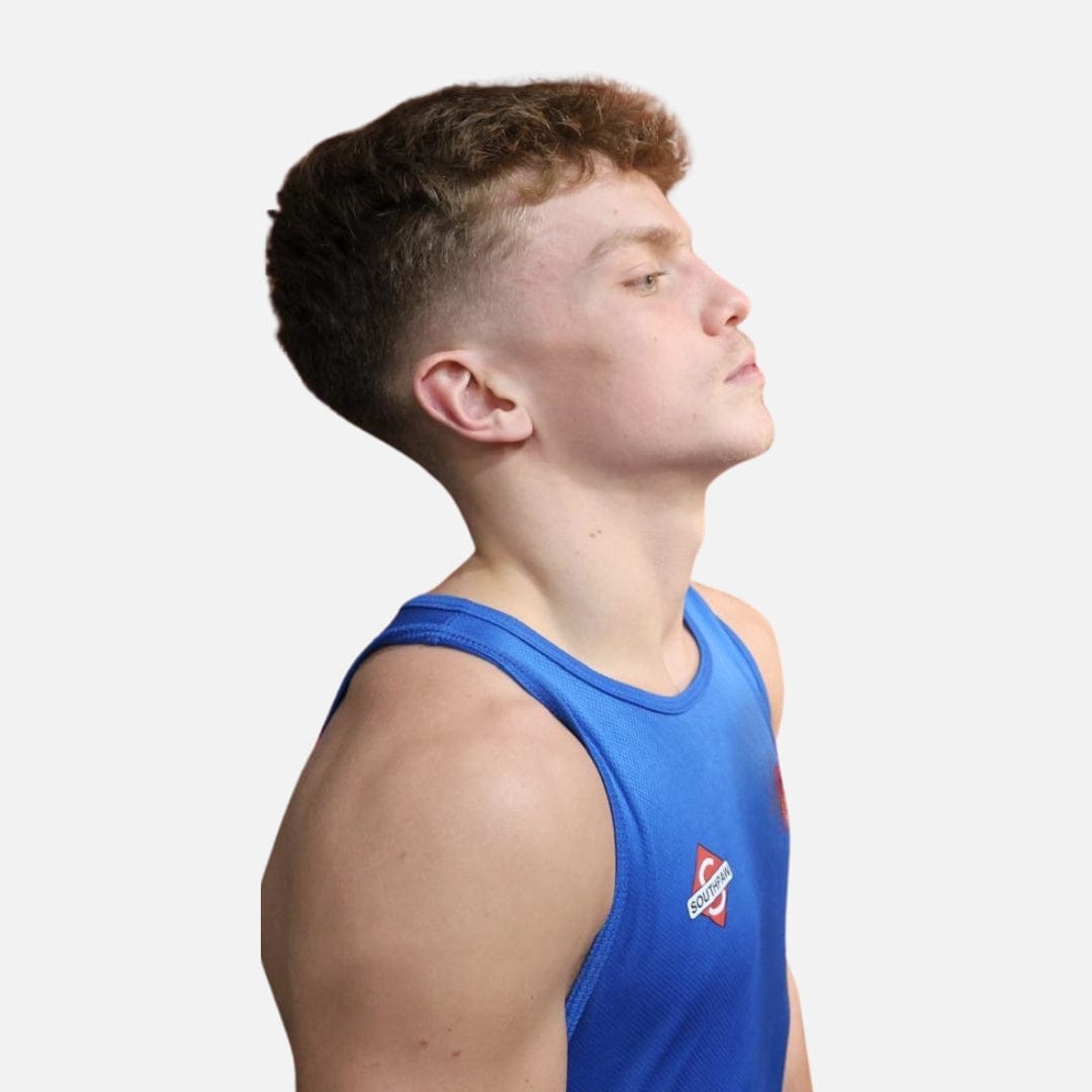 Blue Amateur Boxing Kit | Competition Vest & Shorts