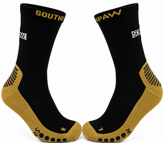 Black & Gold Boxing Socks – Southpaw First Access