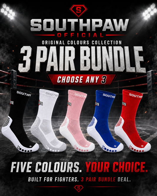 3-Pair Boxing Socks Bundle Deal — Elite Performance Edition
