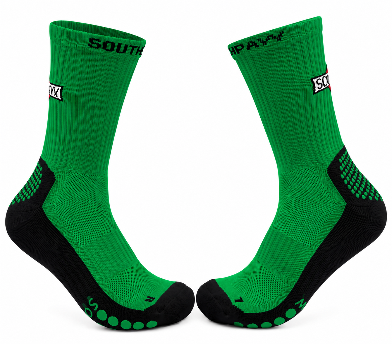 Emerald Green & Black Boxing Socks – Southpaw First Access