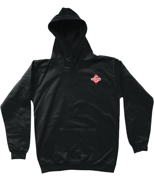 Black motivational gym Junior Hoodie | Front View 